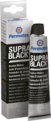 Permatex joint Noir d'étanchéité résistant a l'huile 80ml Suppra Black